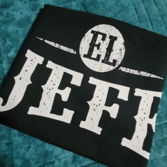 El Jefe - The Boss - Mexican Spanish Boss Mens Black and White Shirt 2XL NWOT - Picture 2 of 8